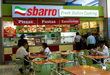 Sbarro vuelve a Santiago