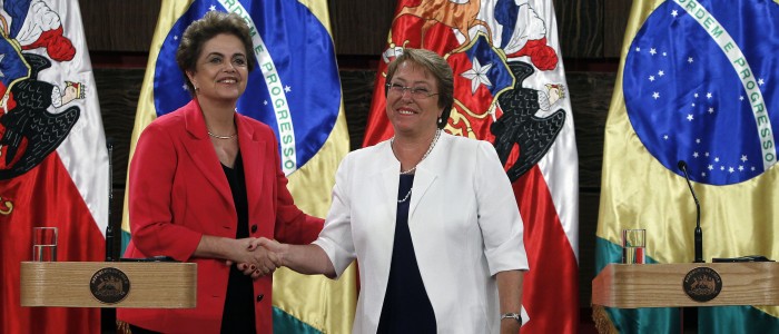 Bachelet: “Dilma es una mujer muy brillante y capaz”