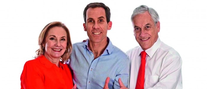 Piñera y Morel apoyan candidatura de Alessandri en Santiago