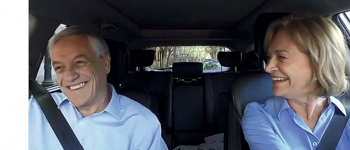 El origen del carpool karaoke de Piñera